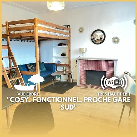Felix Vue Erdre & Cite Des Congres / Gare Sud Apartment Nantes Exterior photo
